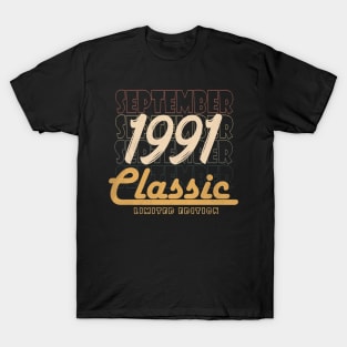 September 1991 birthday T-Shirt